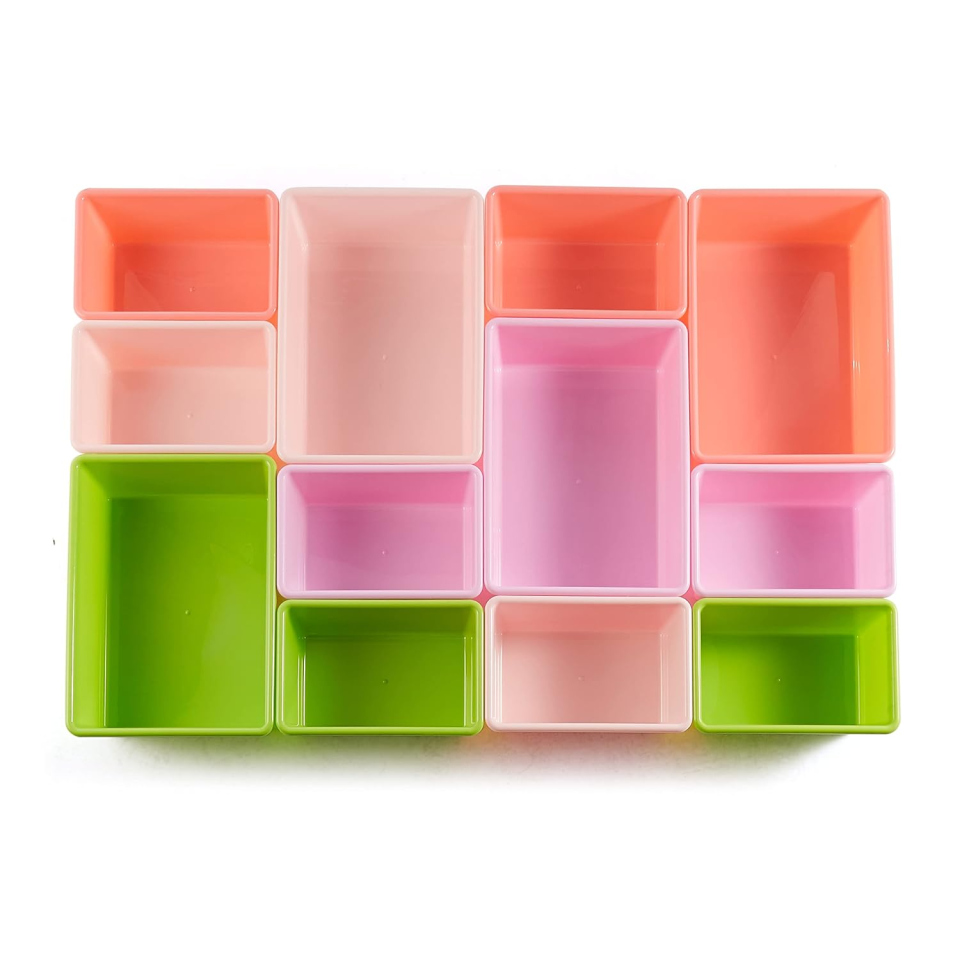 Amazon Basics organizer per giocattoli con 12 contenitori