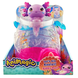 Animagic Let's Glo acquario Axolotl Bubble Reef