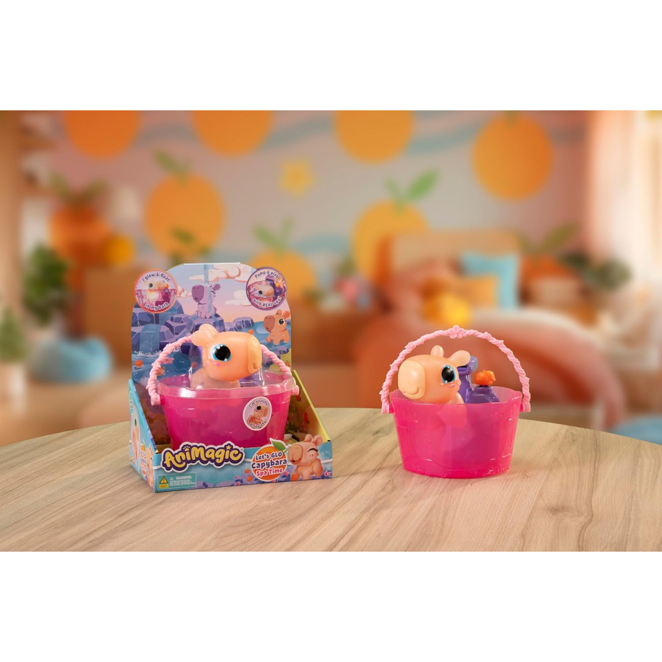 Animagic Let's Glo capibara luminoso da bagno