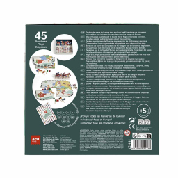 APLI Kids puzzle bandiere d’Europa con mappa