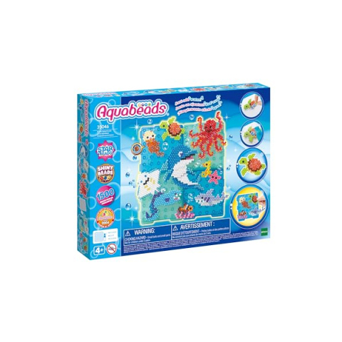 Aquabeads Ocean Splash Scene – Set Perline Animali Marini 1500 Pezzi