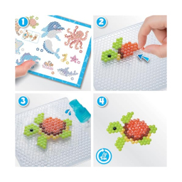 Aquabeads Ocean Splash Scene – Set Perline Animali Marini 1500 Pezzi