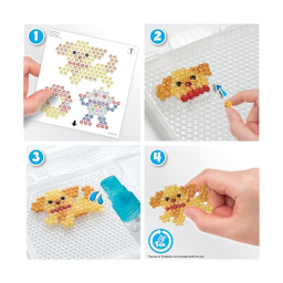 Aquabeads Ricarica Perline Brillanti 2000 Pezzi 24 Colori