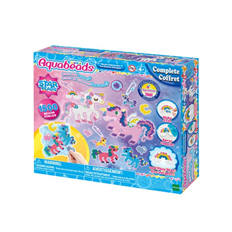 Aquabeads Set Unicorni Mistici – 1500 Perline ad Acqua