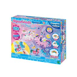 Aquabeads Set Unicorni Mistici – 1500 Perline ad Acqua