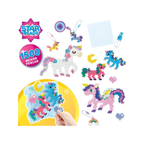 Aquabeads Set Unicorni Mistici – 1500 Perline ad Acqua