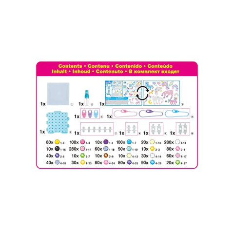 Aquabeads Set Unicorni Mistici – 1500 Perline ad Acqua