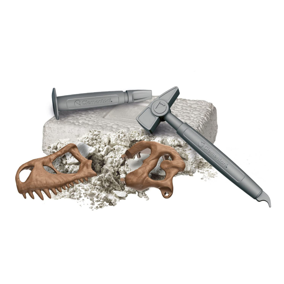Clementoni Archeogiocando T-Rex 2in1 – Kit Scavo e Assemblaggio Dinosauro