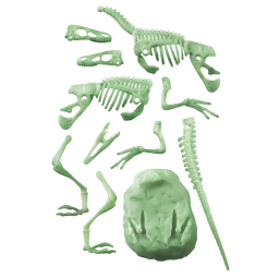 Clementoni Archeogiocando Velociraptor – Kit Scavo Fossili Fosforescenti