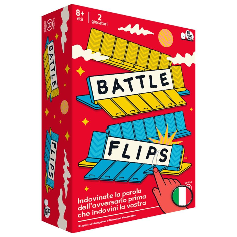 Asmodee Battle Flips gioco di parole per due giocatori