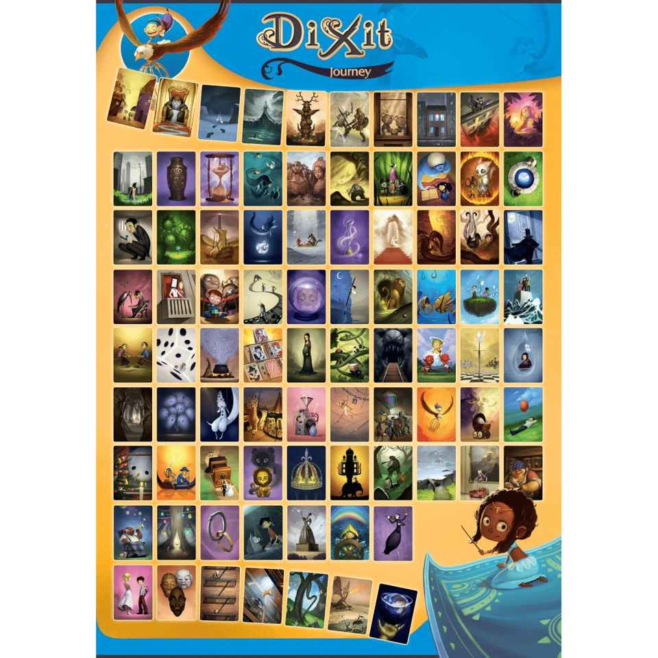 Asmodee Dixit Journey espansione con 84 carte
