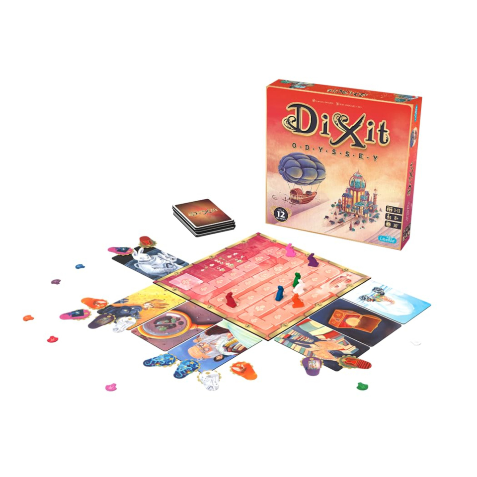 Asmodee Dixit Odyssey gioco da tavolo per 3-12 giocatori