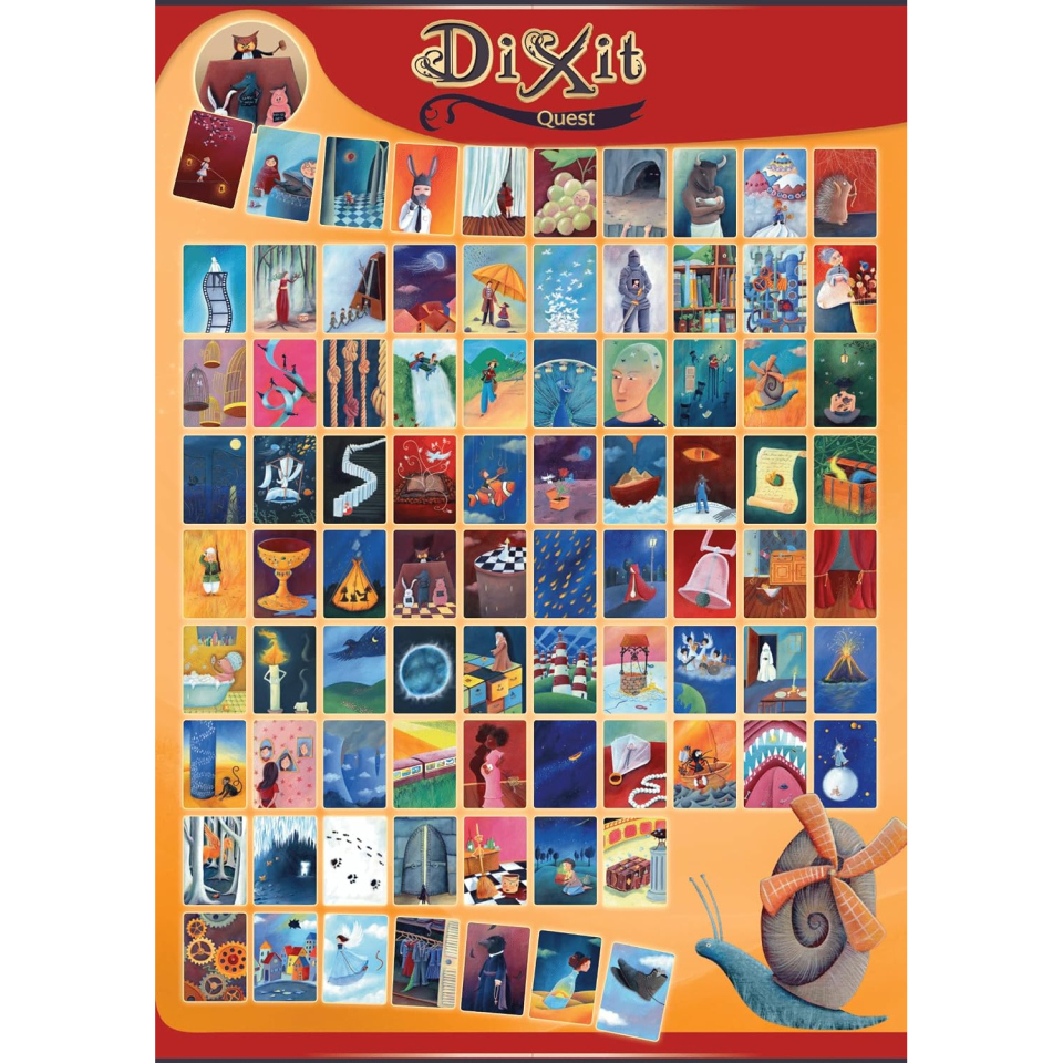 Asmodee Dixit Quest espansione con 84 carte