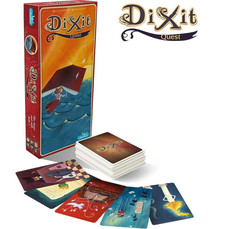 Asmodee Dixit Quest espansione con 84 carte