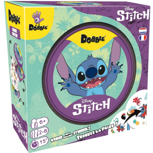 Asmodee Dobble Stitch, gioco di carte compatto