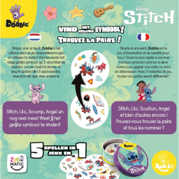 Asmodee Dobble Stitch, gioco di carte compatto