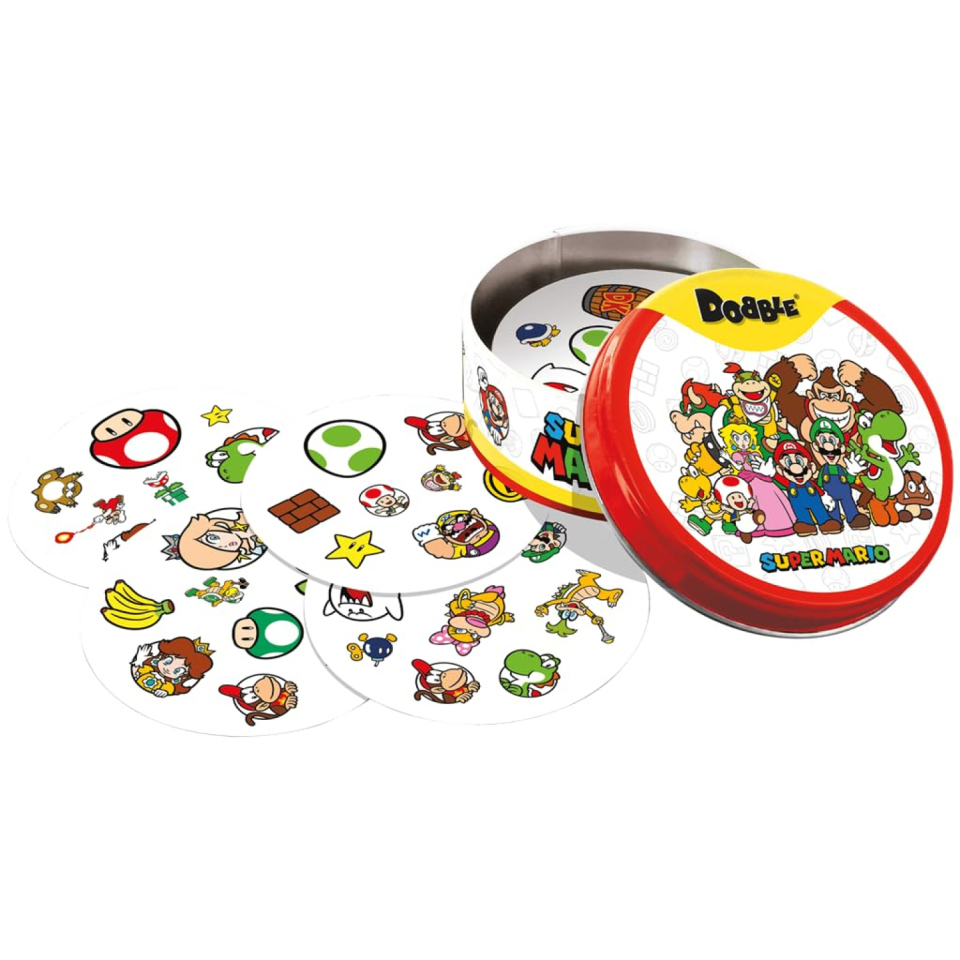 Asmodee Dobble Super Mario gioco di carte, 2-8 giocatori