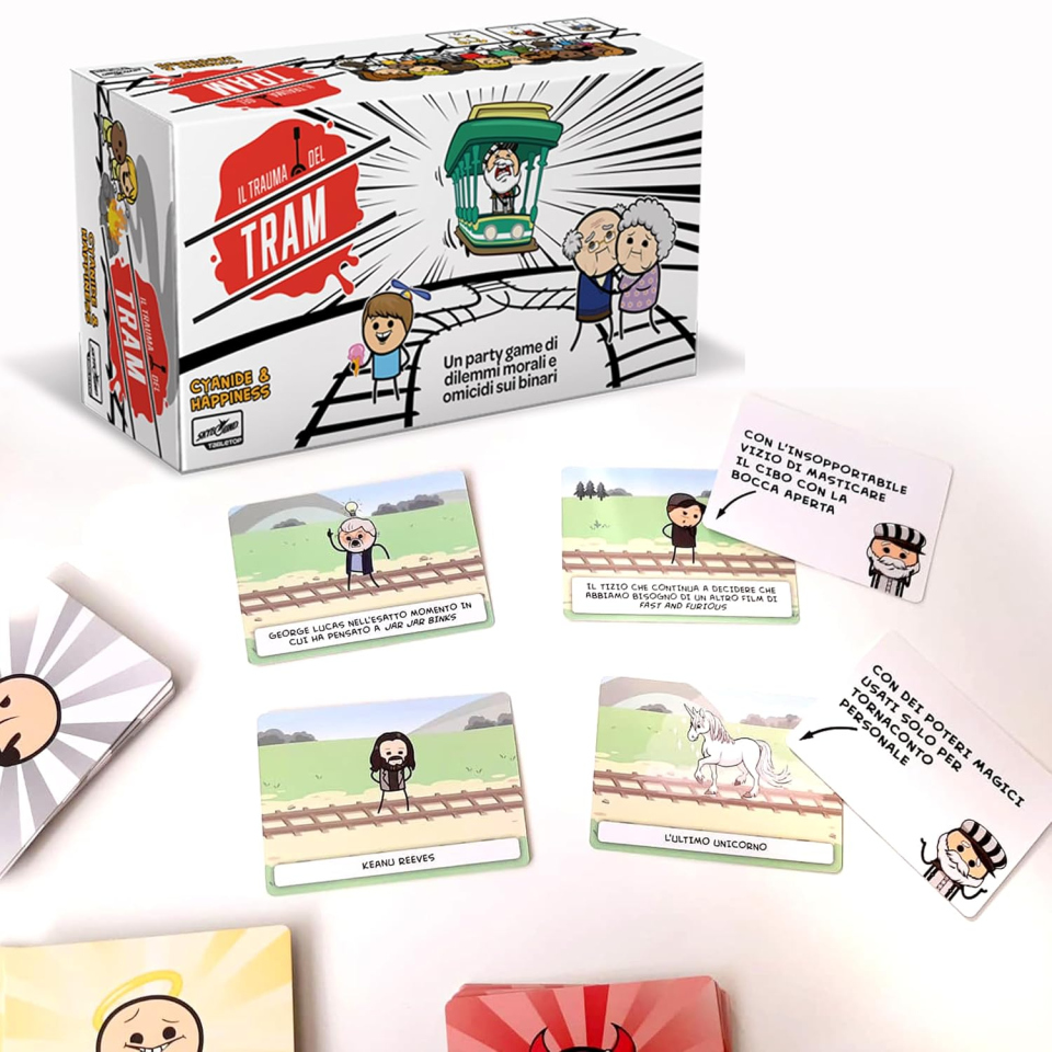 Asmodee Il Trauma del Tram party game 16+