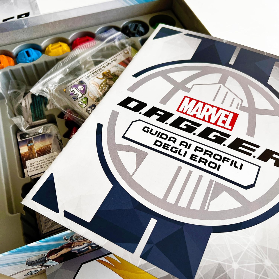 Asmodee Marvel D.A.G.G.E.R. gioco cooperativo, 1-5 giocatori