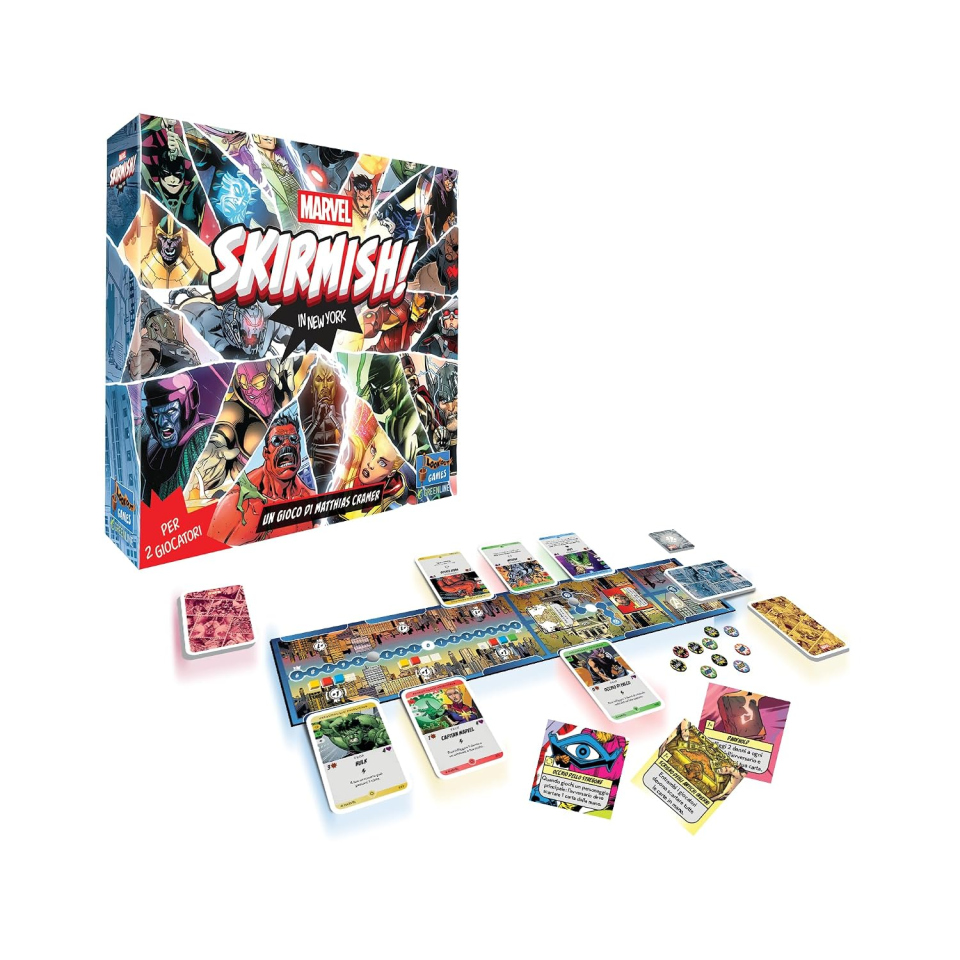 Asmodee Marvel gioco di carte: Skirmish in New York