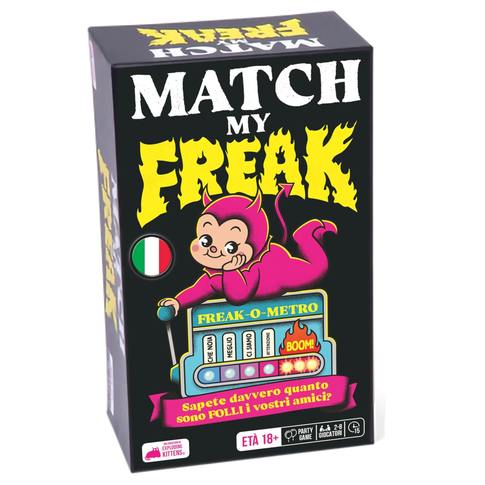 Asmodee Match My Freak, carte cooperative per adulti