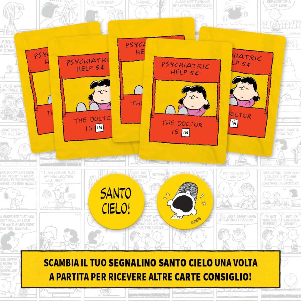 Asmodee Peanuts gioco di carte The Doctor Is In