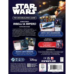 Asmodee Star Wars espansione deckbuilding Ribelli e Impero
