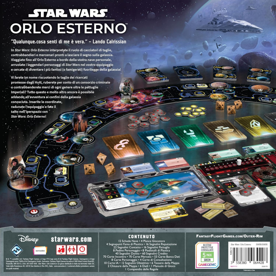 Asmodee Star Wars: Orlo Esterno gioco da tavolo