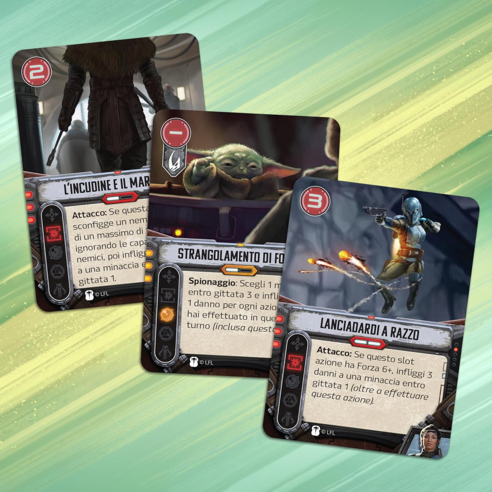 Asmodee The Mandalorian espansione Sworn to the Creed
