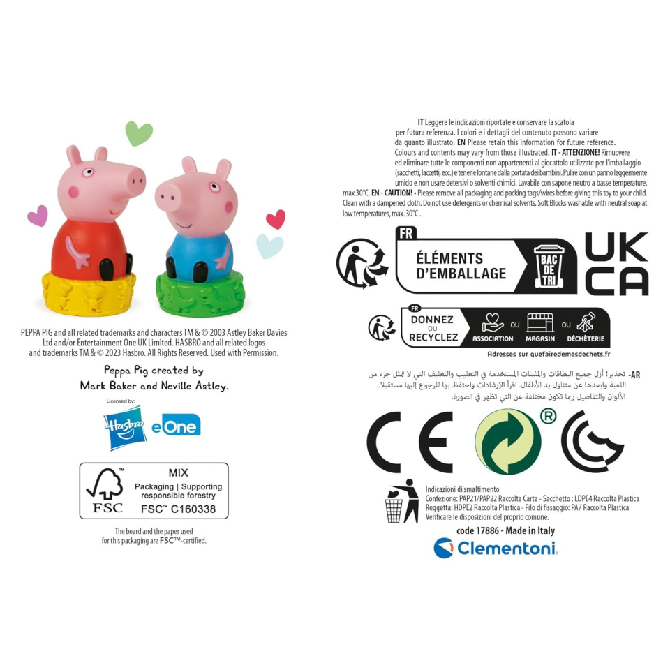 Autobus Forme Peppa Pig – Clementoni Baby