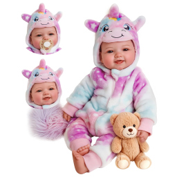 BABESIDE bambolotto neonato realistico 43 cm