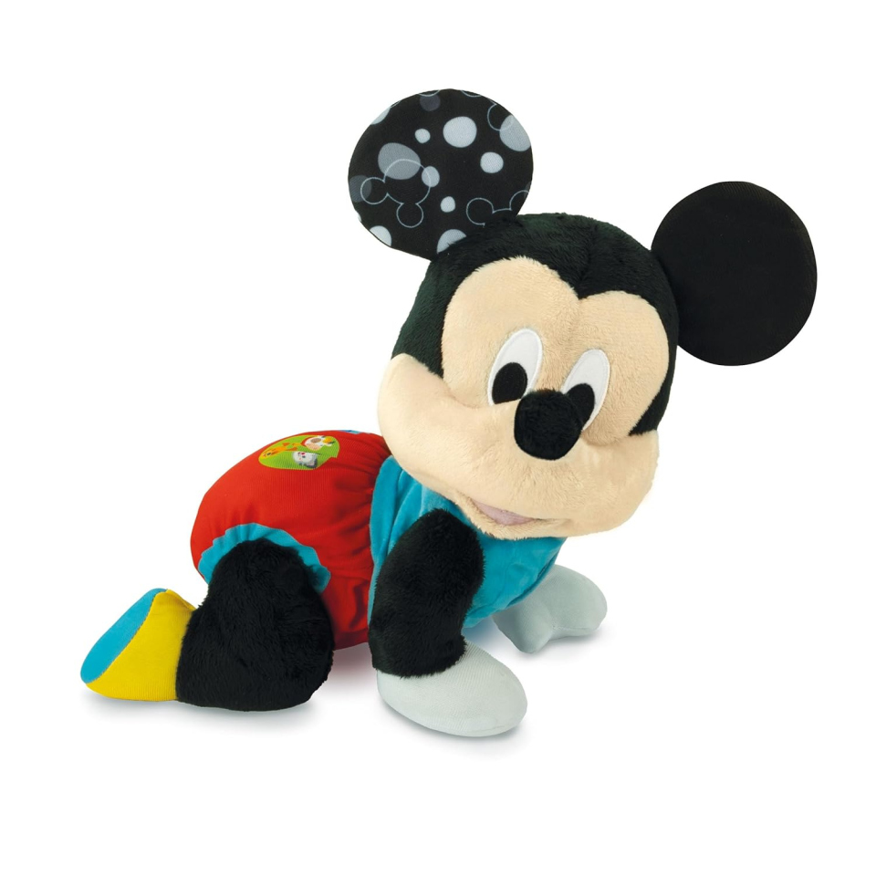 Clementoni Baby Mickey Gattona con Me – Peluche Interattivo
