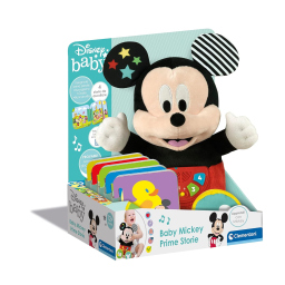 Baby Mickey Peluche Raccontastorie Clementoni con 4 Libricini