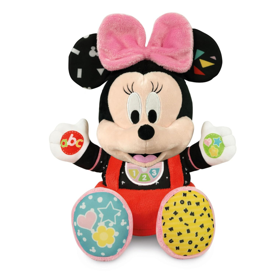 Baby Minnie Peluche Interattivo Clementoni – Alfabeto, Numeri e Colori