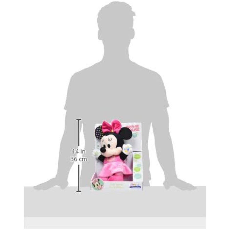 Baby Minnie Peluche Interattivo Clementoni – Alfabeto, Numeri e Colori