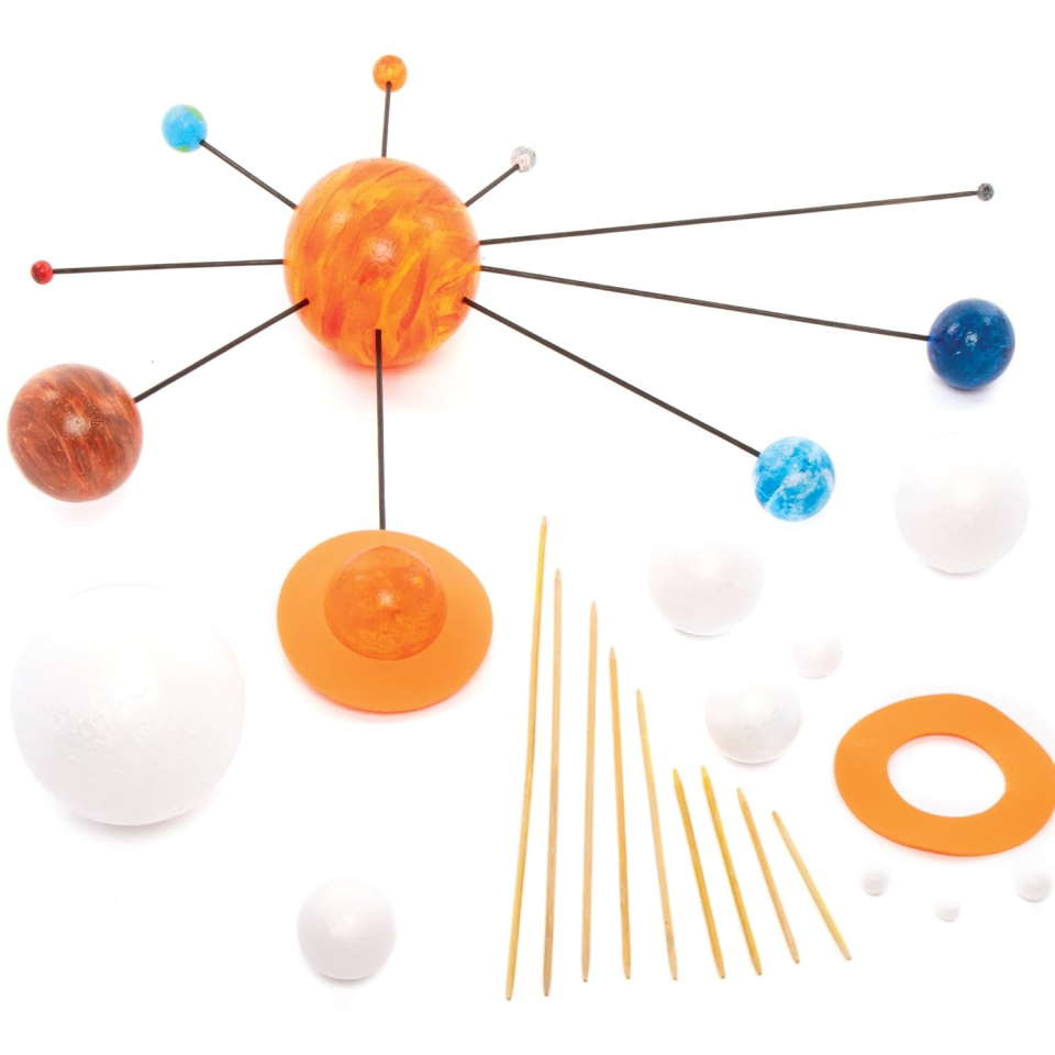 Baker Ross Kit Sistema Solare Fai da Te – 2 Kit Creativi per Bambini