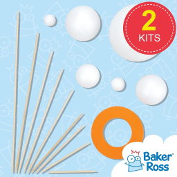 Baker Ross Kit Sistema Solare Fai da Te – 2 Kit Creativi per Bambini