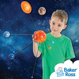 Baker Ross Kit Sistema Solare Fai da Te – 2 Kit Creativi per Bambini