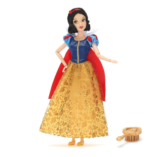 Bambola Biancaneve Disney Store classica 29 cm con spazzola