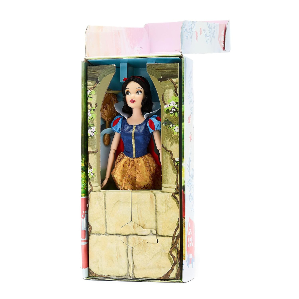 Bambola Biancaneve Disney Store classica 29 cm con spazzola