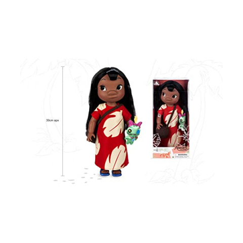 Bambola Lilo – Disney Animator's Collection 39 cm con peluche Scrump
