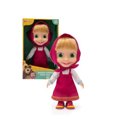 Bambola Masha 23 cm – Personaggio Masha e Orso con Foulard