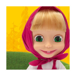 Bambola Masha 23 cm – Personaggio Masha e Orso con Foulard