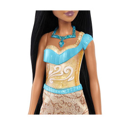 Mattel Disney Princess Pocahontas Bambola Snodata con Outfit Glitterato