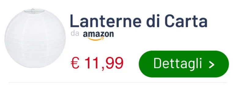 Banner lanterna di carta da decorare