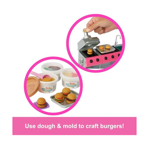 Barbie Camper dei Sogni con 60+ Accessori e Pasta Modellabile