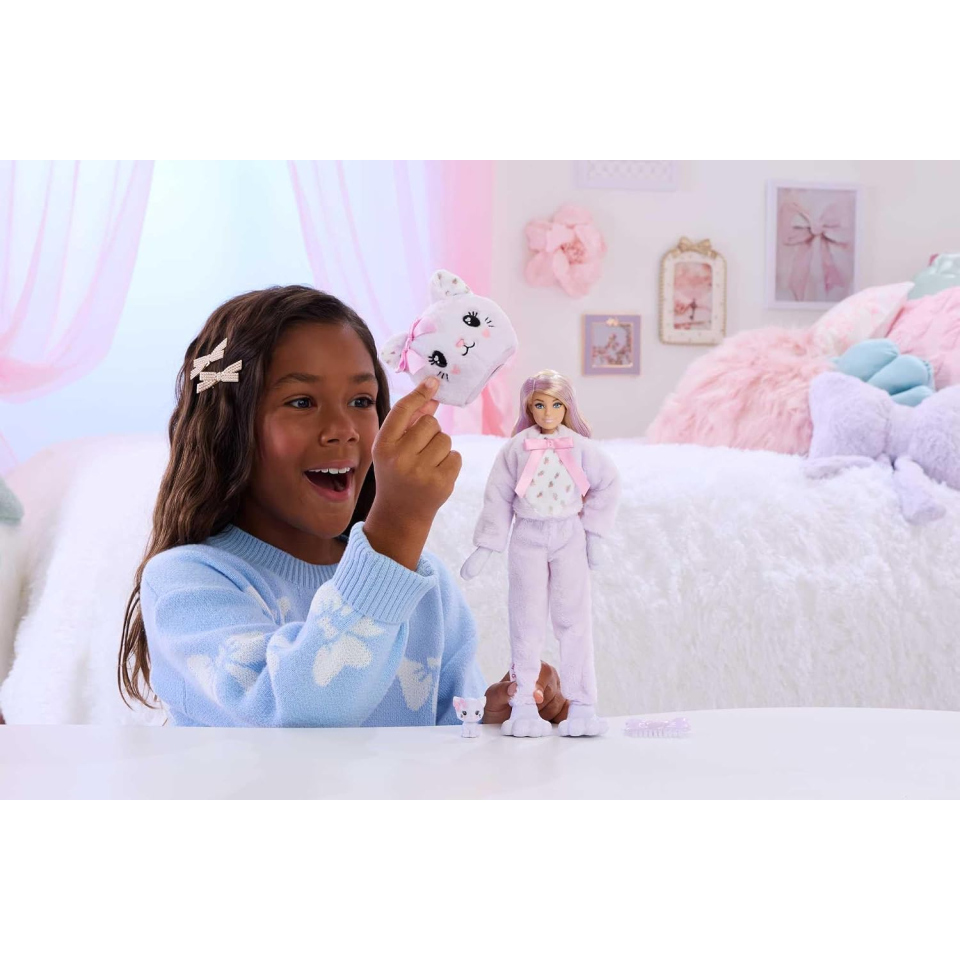 Barbie Cutie Reveal bambola gattino con 10 sorprese