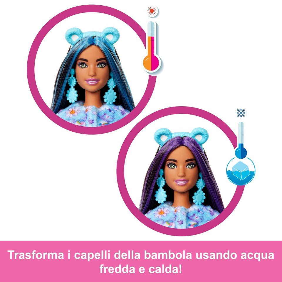 Barbie Cutie Reveal bambola Care Bears Dream Bright Bear