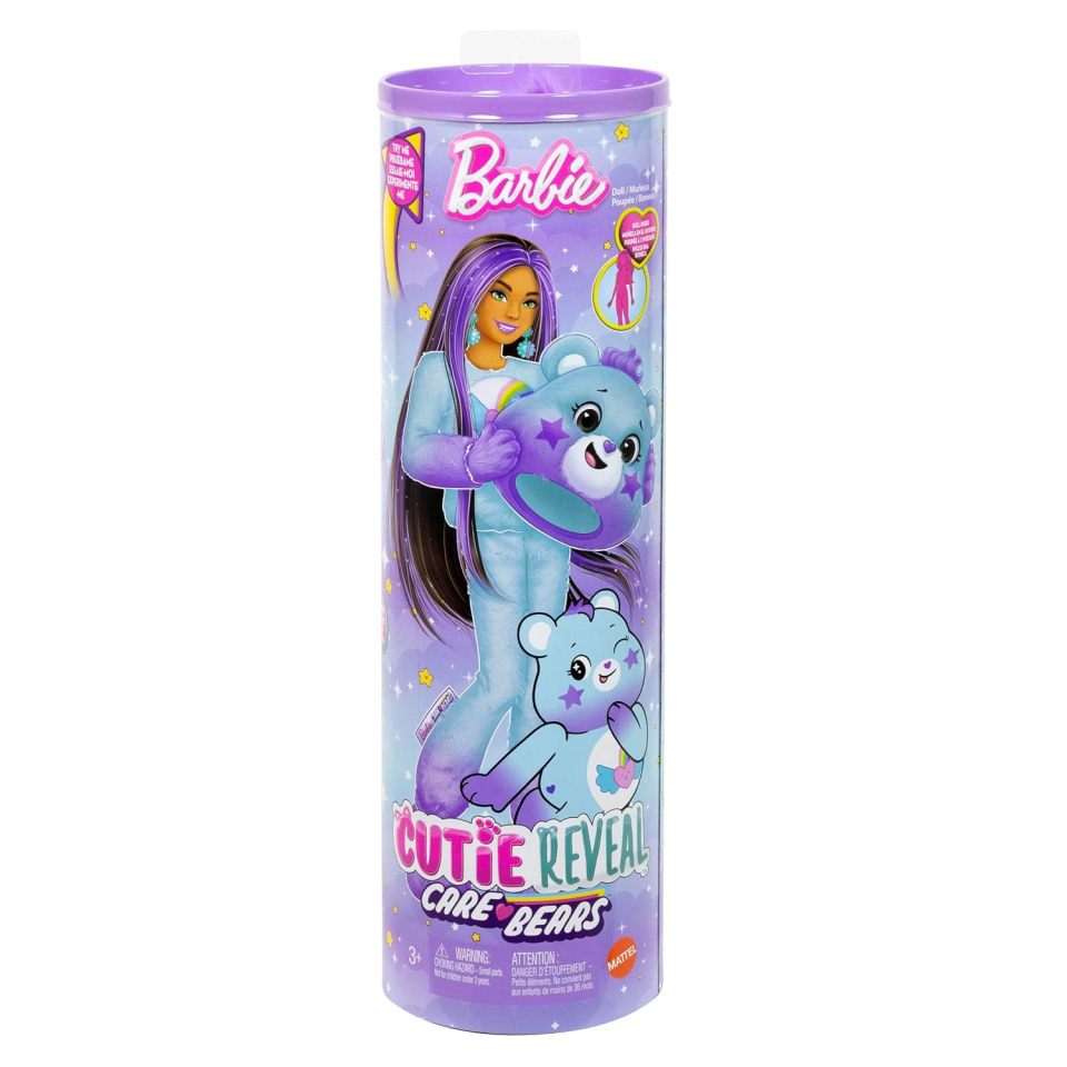 Barbie Cutie Reveal bambola Care Bears Dream Bright Bear