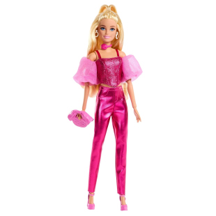 Barbie Deluxe Style n.5 – Bambola Fashion Rosa Metallizzato